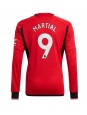 Manchester United Anthony Martial #9 Replika Hemmakläder 2023-24 Långärmad
